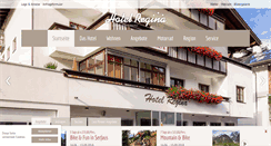 Desktop Screenshot of hotel-regina.at