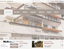 Tablet Screenshot of hotel-regina.at