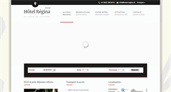 Desktop Screenshot of hotel-regina.ch