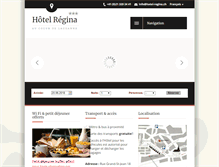 Tablet Screenshot of hotel-regina.ch
