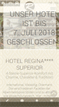 Mobile Screenshot of hotel-regina.com