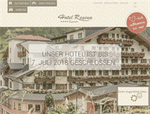 Tablet Screenshot of hotel-regina.com